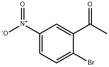 2'-ブロモ-5'-ニトロアセトフェノン 化学構造式