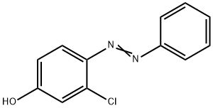 Phenol, 3-chloro-4-(2-phenyldiazenyl)- Structure