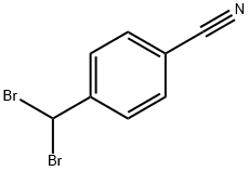4-(二溴甲基)苯甲腈 结构式