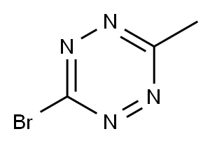 1,2,4,5-Tetrazine, 3-bromo-6-methyl- 结构式