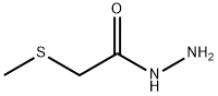 2-(甲基硫烷基)乙酰肼 结构式