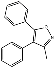 3-甲基-4,5-二苯基异恶唑 结构式
