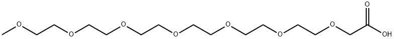 mPEG6-CH2COOH, 75427-75-7, 结构式
