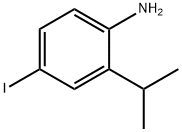 Benzenamine, 4-iodo-2-(1-methylethyl)- Structure