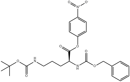 Z-L-Orn(Boc)-Onp Structure
