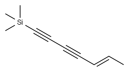Silane, (5E)-5-heptene-1,3-diyn-1-yltrimethyl- Struktur