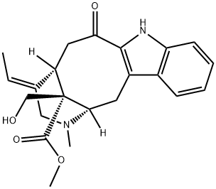 16-表-NB-甲基伏康树卡平碱 结构式
