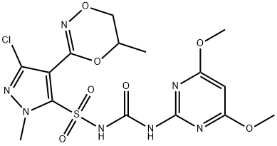 双醚氯吡嘧磺隆标准品, 868680-84-6, 结构式