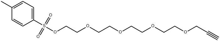 丙炔基-四聚乙二醇-对甲苯磺酸酯, 875770-32-4, 结构式