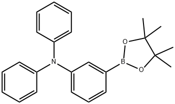 3-硼酸三苯胺频呢醇酯 结构式