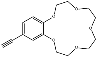 4'-ethynylbenzo-15-crown-5 Struktur