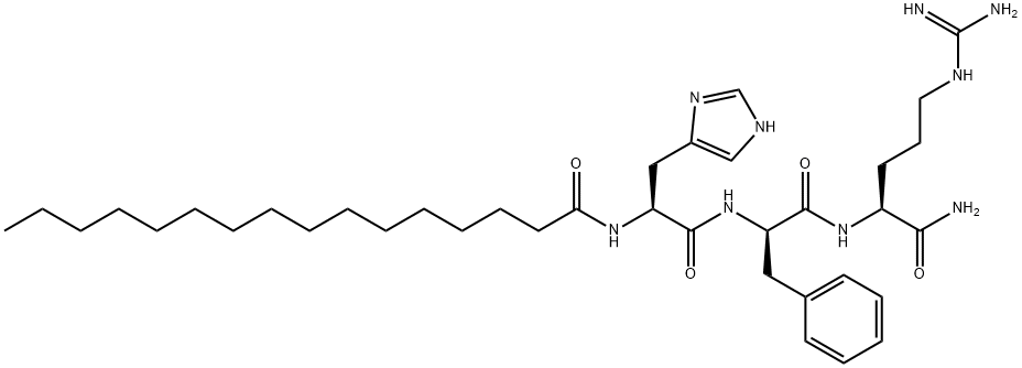 Palmitoyl Tripeptide-8 Structure