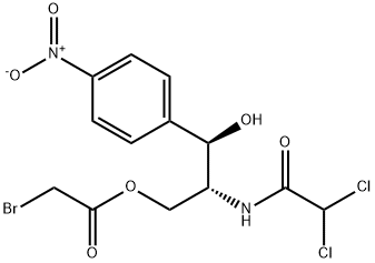 3-(bromoacetyl)chloramphenicol Structure