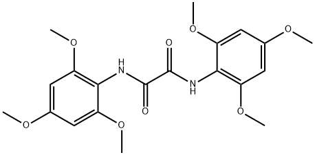 N,N'-双(2,4,6-三甲氧基苯基)草酰胺 结构式