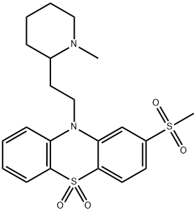 硫利达嗪杂质A (EP), 100574-22-9, 结构式