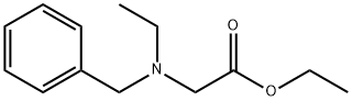 Glycine, N-ethyl-N-(phenylmethyl)-, ethyl ester 结构式
