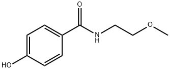 4-羟基-N-(2-甲氧基乙基)苯甲酰胺 结构式