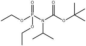 Carbamic acid, N-(diethoxyphosphinyl)-N-(1-methylethyl)-, 1,1-dimethylethyl ester Structure