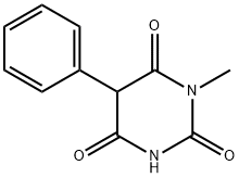 2,4,6(1H,3H,5H)-Pyrimidinetrione, 1-methyl-5-phenyl- Structure