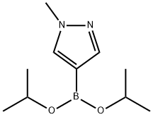 Boronic acid, B-(1-methyl-1H-pyrazol-4-yl)-, bis(1-methylethyl) ester 结构式