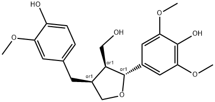5'-甲氧基落叶松树脂醇 结构式