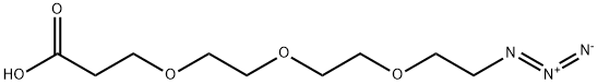 Azido-dPEG4-acid Struktur
