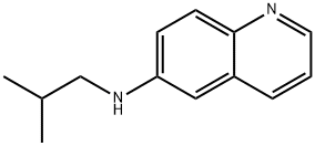 6-Quinolinamine, N-(2-methylpropyl)- Structure