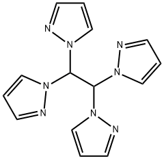 1,1,2,2-四-(1H-吡唑-1-基)乙烷 结构式