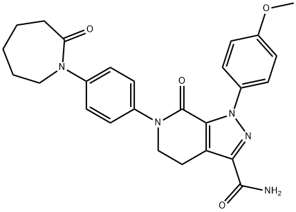 阿哌沙班杂质7, 1074549-87-3, 结构式