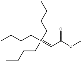 Acetic acid, 2-(tributylphosphoranylidene)-, methyl ester Structure