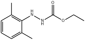 2-(2,6-二甲基苯基)肼甲酸乙酯 结构式