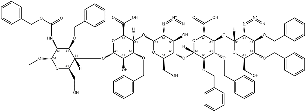 磺达肝癸钠中间体-N-3 结构式
