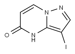 3-碘吡唑并[1,5-A]嘧啶-5(4H)-酮 结构式