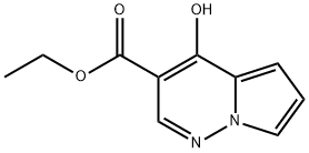 4-羟基吡咯并[1,2-B]哒嗪-3-甲酸乙酯 结构式