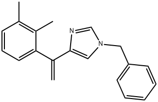 1H-Imidazole, 4-[1-(2,3-dimethylphenyl)ethenyl]-1-(phenylmethyl)- Structure