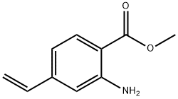 Benzoic acid, 2-amino-4-ethenyl-, methyl ester 结构式