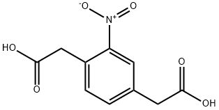 1,4-Benzenediacetic acid, 2-nitro- Struktur