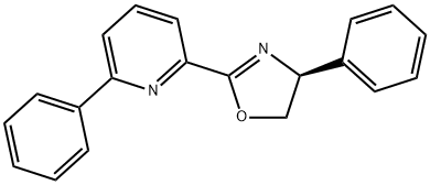 Pyridine, 2-[(4S)-4,5-dihydro-4-phenyl-2-oxazolyl]-6-phenyl-, 1509929-21-8, 结构式
