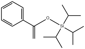 三异丙基((1-苯基乙烯基)氧基)硅烷 结构式