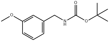 Carbamic acid, N-[(3-methoxyphenyl)methyl]-, 1,1-dimethylethyl ester Structure
