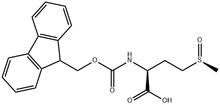 (9H-Fluoren-9-yl)MethOxy]Carbonyl D-Met(O)-OH, 1544069-57-9, 结构式