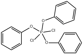 Phosphorane, dichlorotriphenoxy- Structure