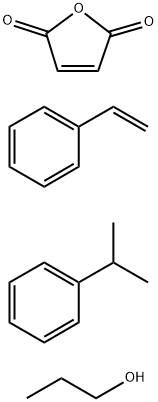 聚(苯乙烯-马来酸酐)部分末端丙酯,异丙苯, 160611-48-3, 结构式