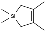 Silacyclopent-3-ene, 1,1,3,4-tetramethyl- Structure