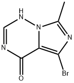 5-Bromo-7-methylimidazo[5,1-f][1,2,4]triazin-4(1H)-one Structure