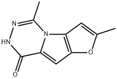 2,5-dimethylfuro[2',3':4,5pyrrolo[1,2-d[1,2,4triazin-8(7H)-one Structure