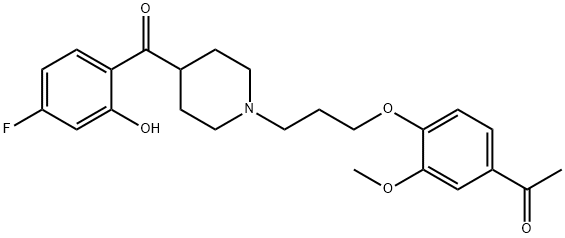 Iloperidone Diketo Impurity, 170170-50-0, 结构式