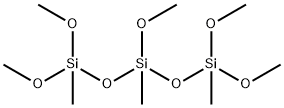 1,3,5-TRIMETHYLPENTAMETHOXYTRISILOXANE, 95%, 17866-12-5, 结构式