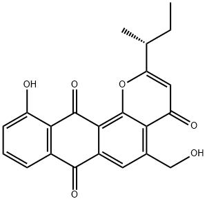 特库叶菌素, 182232-96-8, 结构式