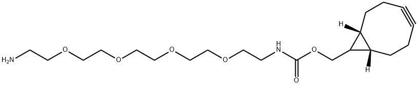 (1R,8S,9S)-双环[6.1.0]壬-四聚乙二醇-氨基, 1898221-77-6, 结构式